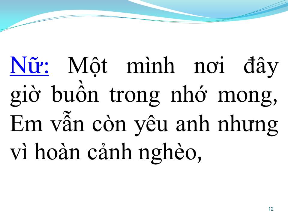 Lời bài hát ĐOẠN BUỒN CHO NHAU (SONG CA)