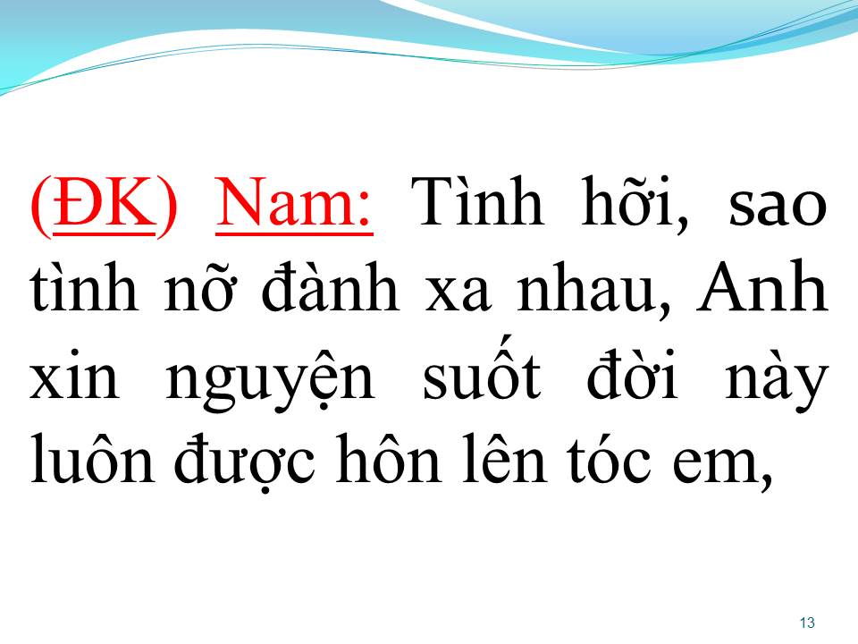 Lời bài hát ĐOẠN BUỒN CHO NHAU (SONG CA)