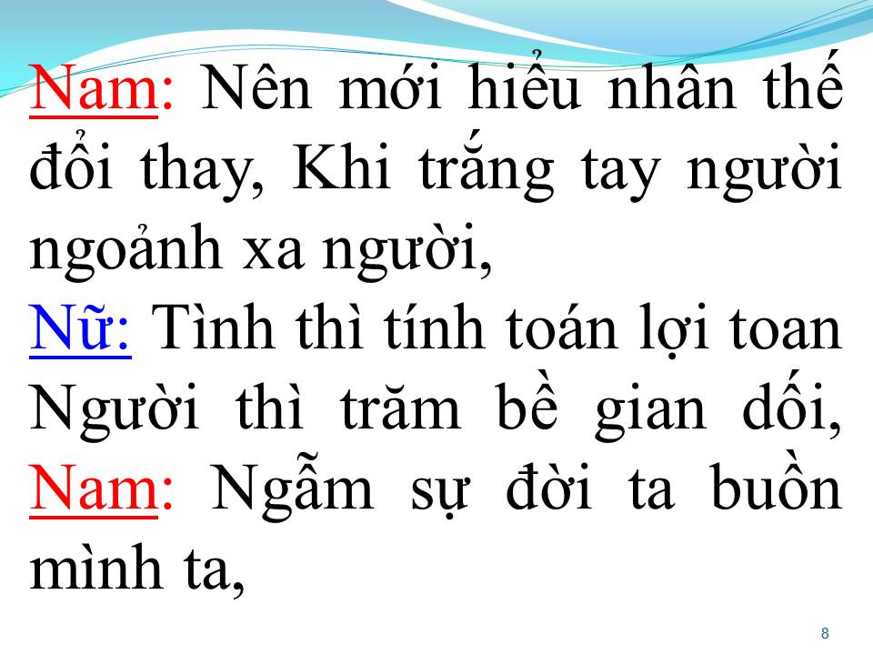 Lời bài hát TÌNH ĐỜI 2 (SONG CA)