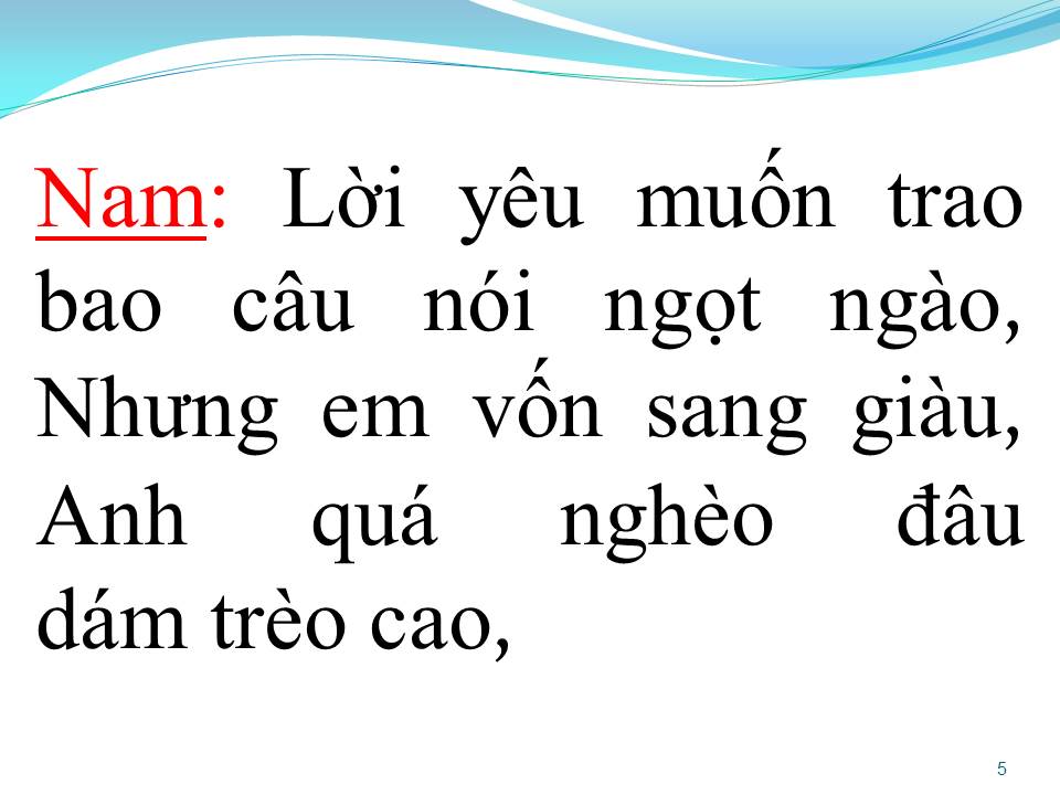 Lời bài hát NGỎ LỜI (SONG CA)