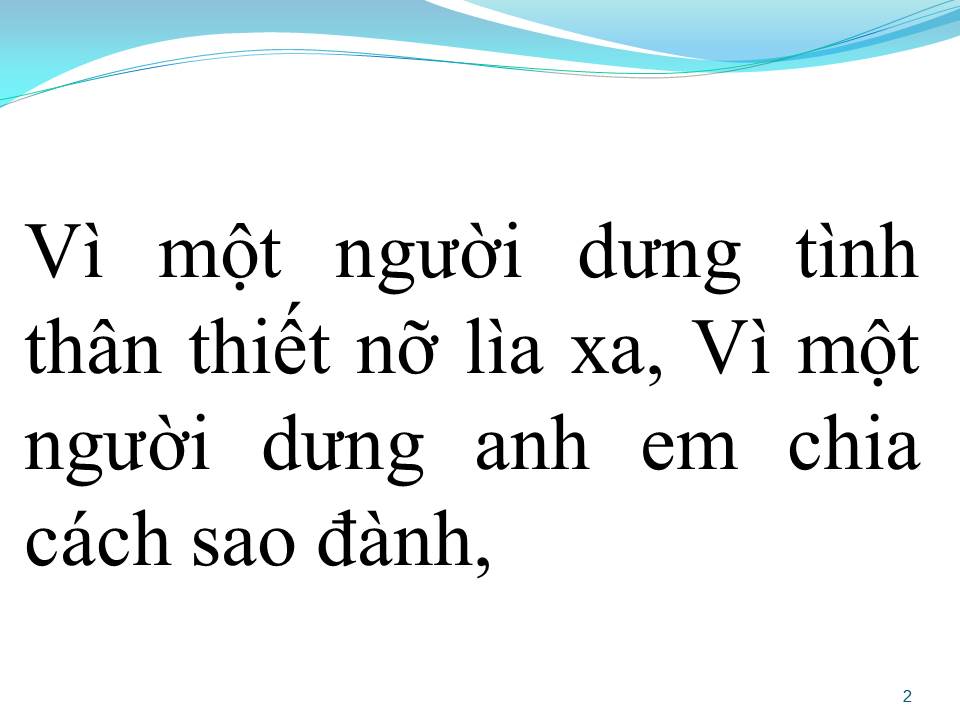 Lời bài hát MÁU CHẢY RUỘT MỀM
