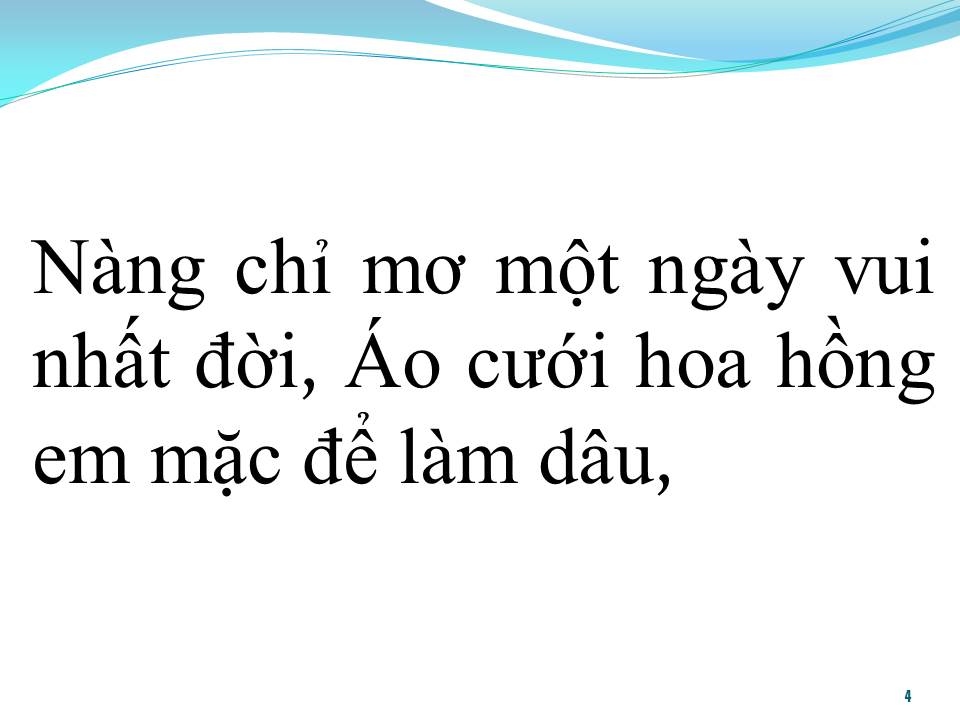 Lời bài hát ÁO CƯỚI KHÔNG NÀNG DÂU