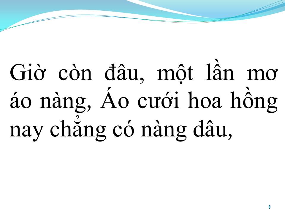 Lời bài hát ÁO CƯỚI KHÔNG NÀNG DÂU