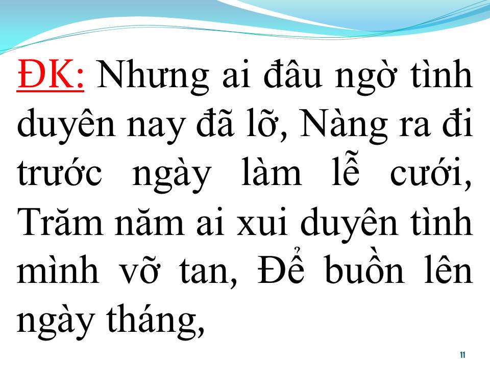 Lời bài hát ÁO CƯỚI KHÔNG NÀNG DÂU