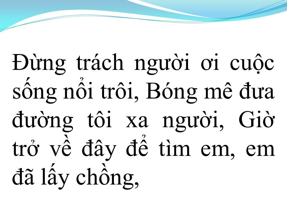 Lời bài hát CÓ THẾ THÔI