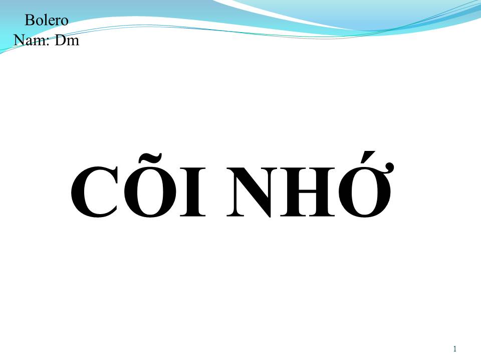 Lời bài hát CÕI NHỚ