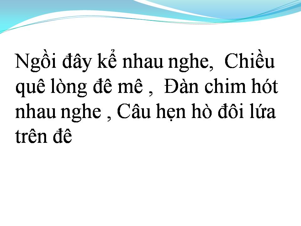 Lời bài hát CON ĐÒ QUÊ HƯƠNG