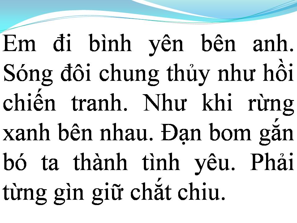 Lời bài hát CON ĐƯỜNG CÓ LÁ ME BAY