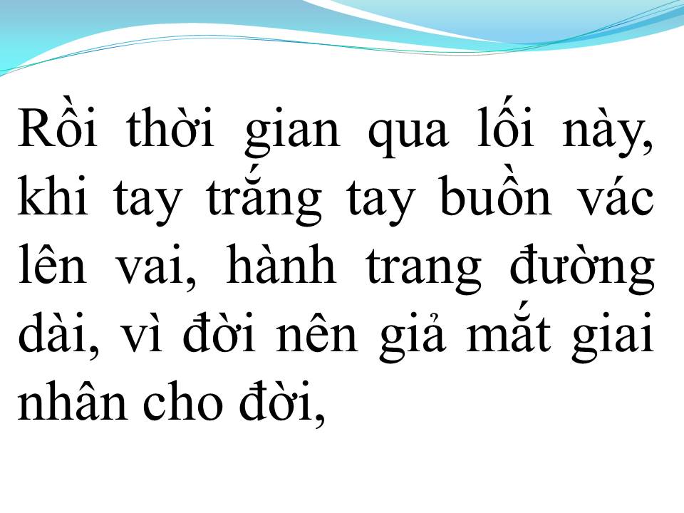 Lời bài hát CON ĐƯỜNG MANG TÊN EM