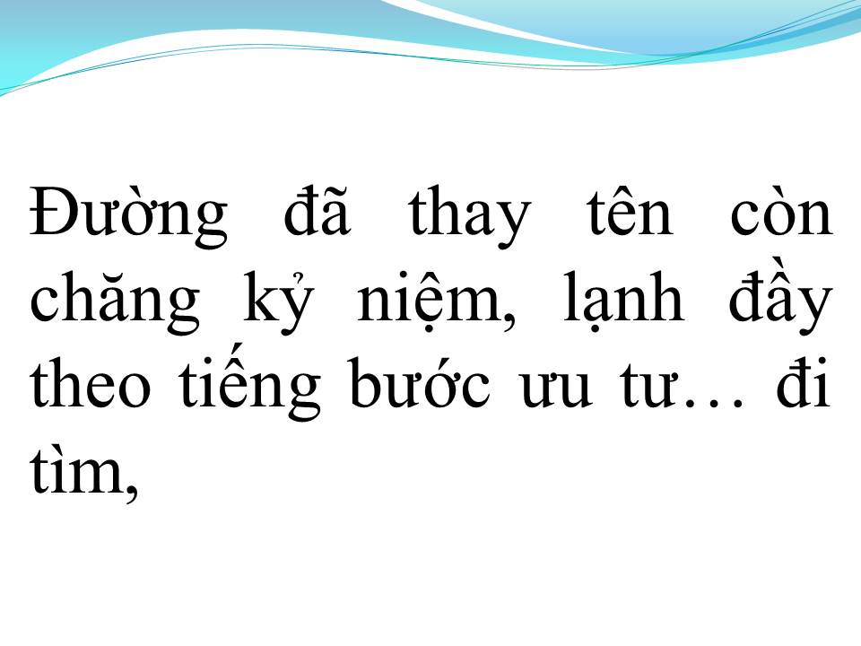 Lời bài hát CON ĐƯỜNG MANG TÊN EM