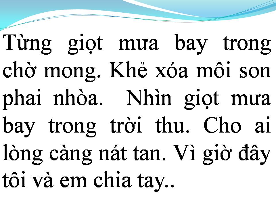 Lời bài hát CON ĐƯỜNG MÀU XANH