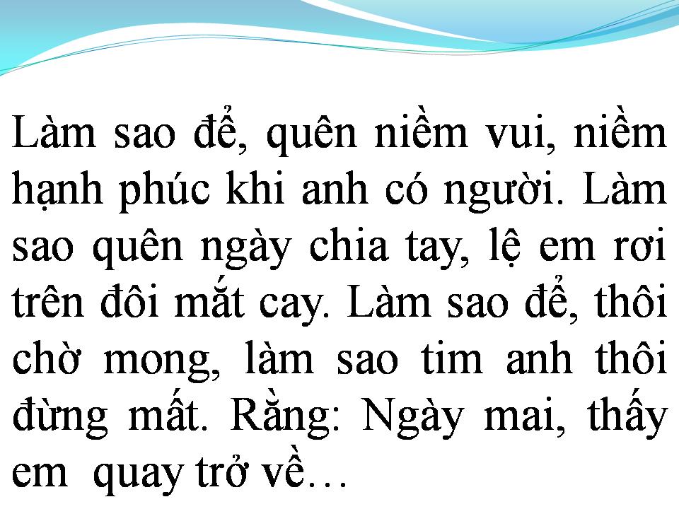Lời bài hát CON ĐƯỜNG MƯA