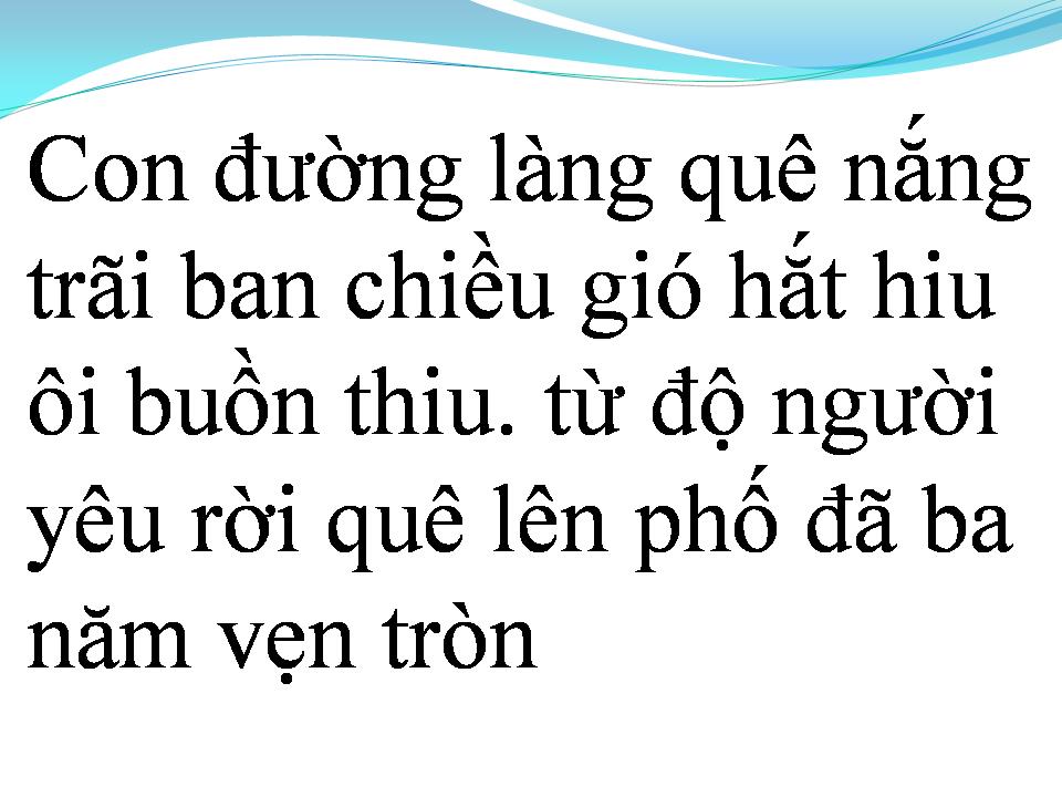 Lời bài hát CON ĐƯỜNG TÌNH PHAI