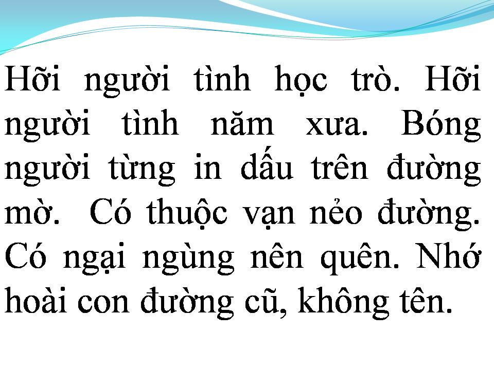 Lời bài hát CON ĐƯỜNG TÌNH TA ĐI