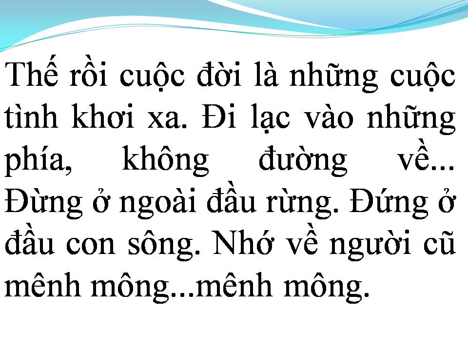 Lời bài hát CON ĐƯỜNG TÌNH TA ĐI