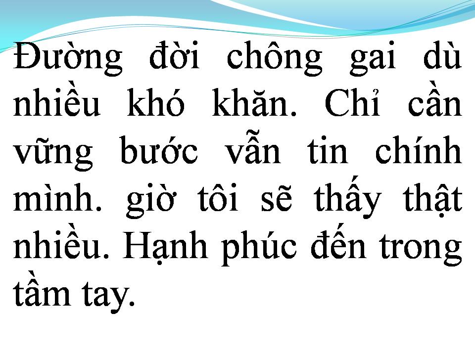 Lời bài hát CON ĐƯỜNG TÔI ĐI