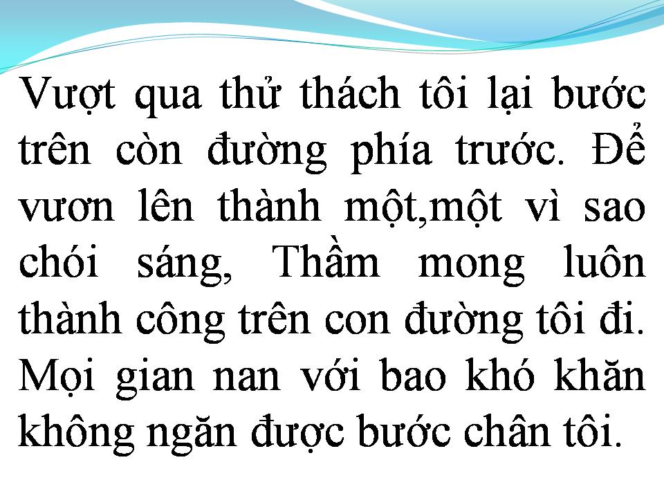 Lời bài hát CON ĐƯỜNG TÔI ĐI