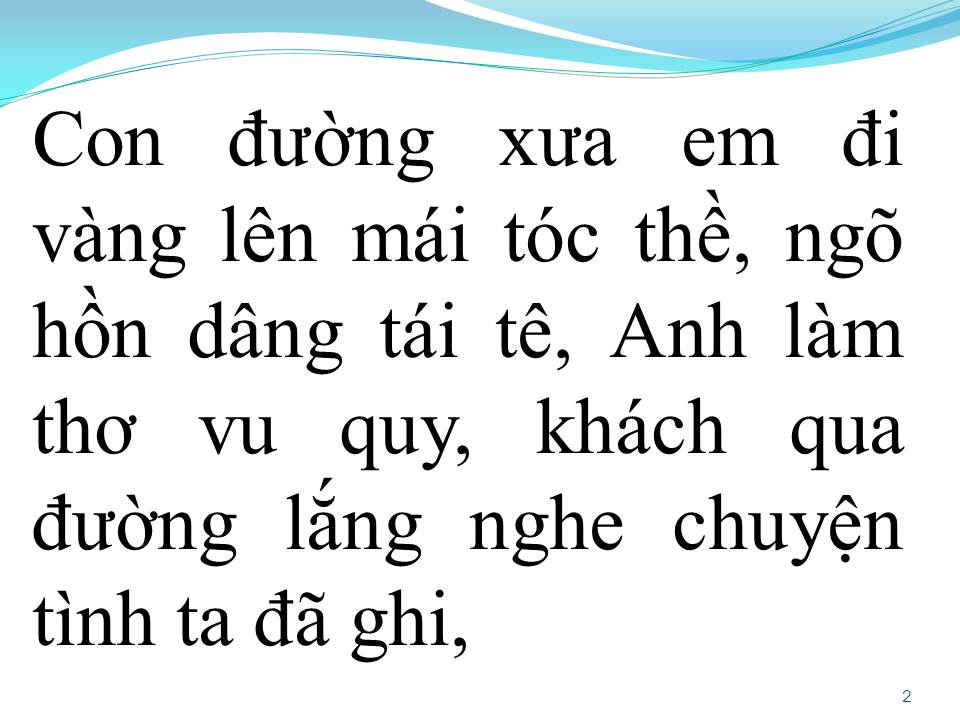 Lời bài hát CON ĐƯỜNG XƯA EM ĐI