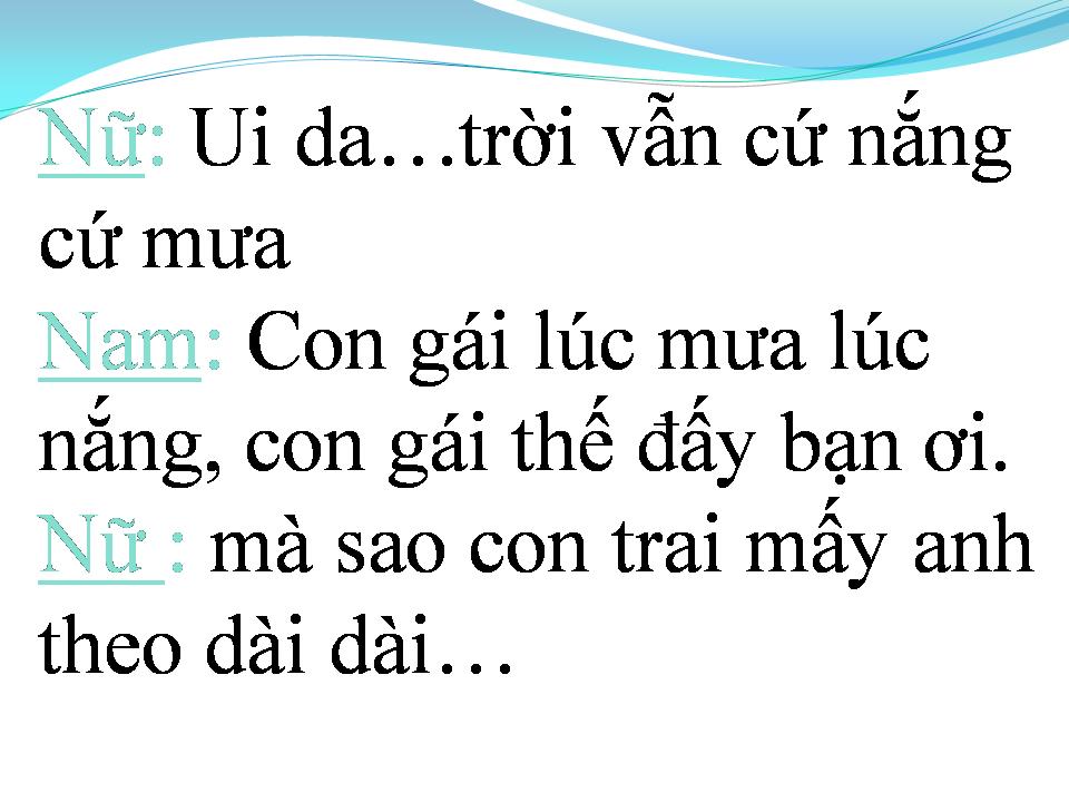 Lời bài hát CON GÁI