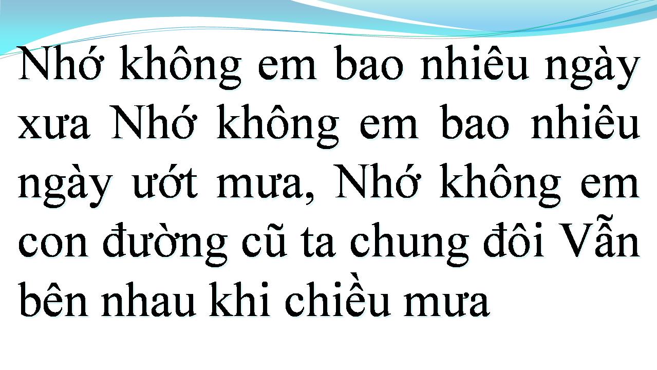 Lời bài hát CÒN LẠI GÌ SAU CƠN MƯA