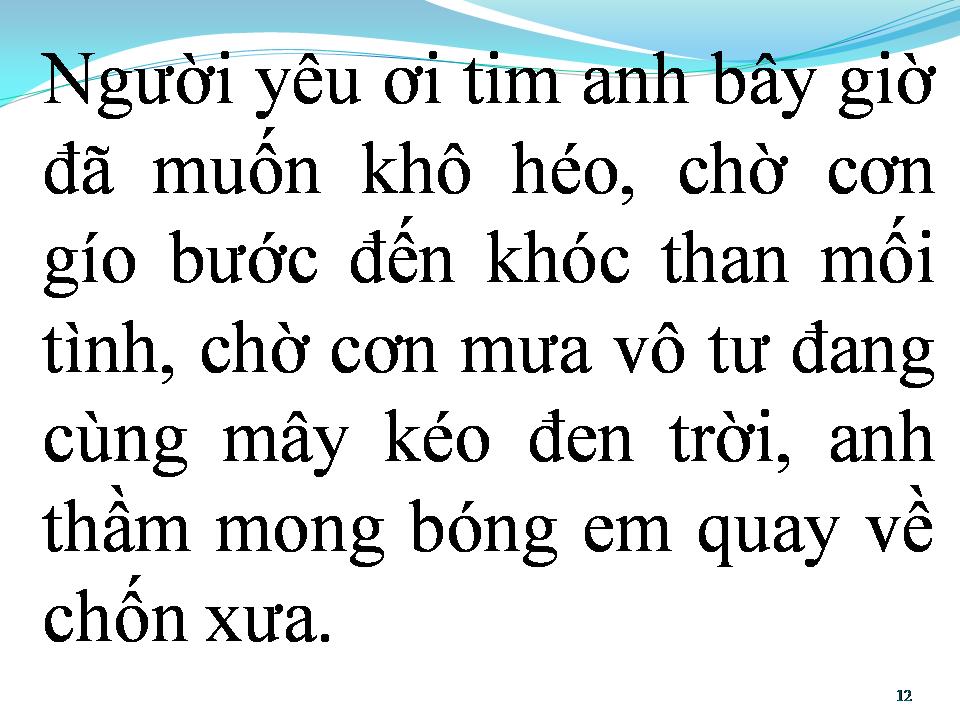 Lời bài hát CÒN LẠI MỘT MÌNH