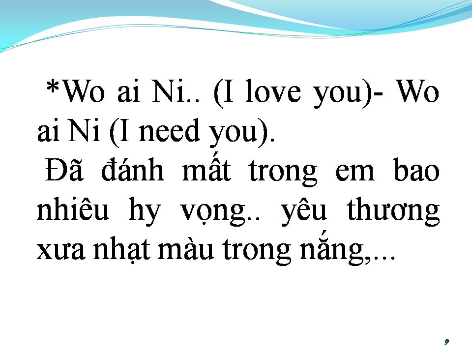 Lời bài hát CÒN LẠI NHỚ THƯƠNG