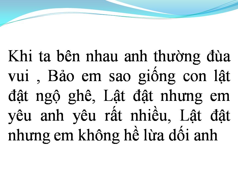 Lời bài hát CON LẬT ĐẬT