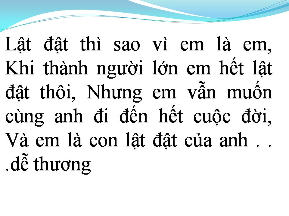 Lời bài hát CON LẬT ĐẬT