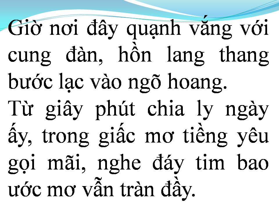 Lời bài hát CÒN MÃI NƠI ĐÂY