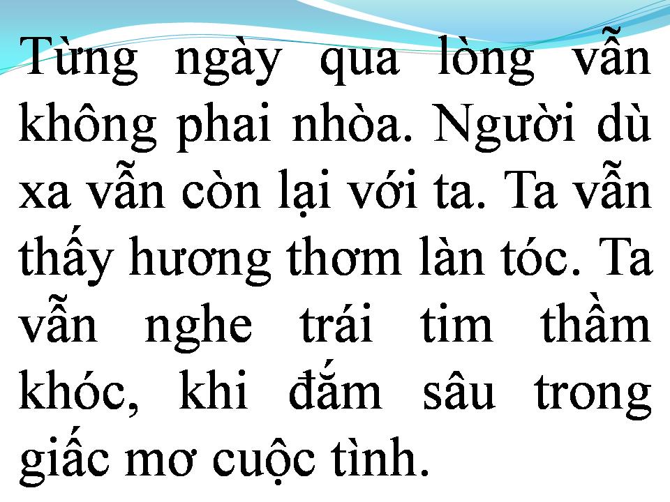 Lời bài hát CÒN MÃI NƠI ĐÂY