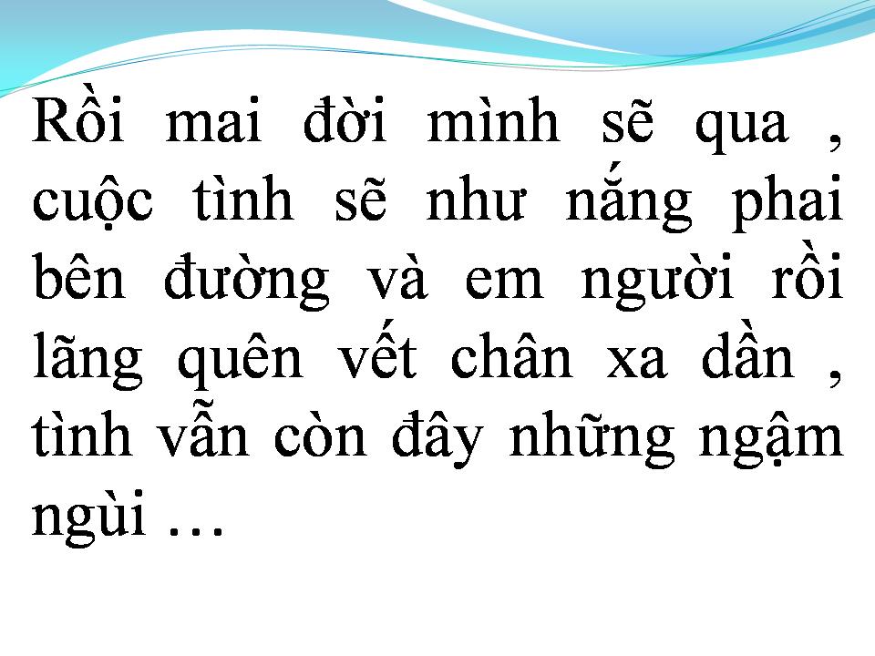 Lời bài hát CÒN NHỮNG BÂNG KHUÂNG
