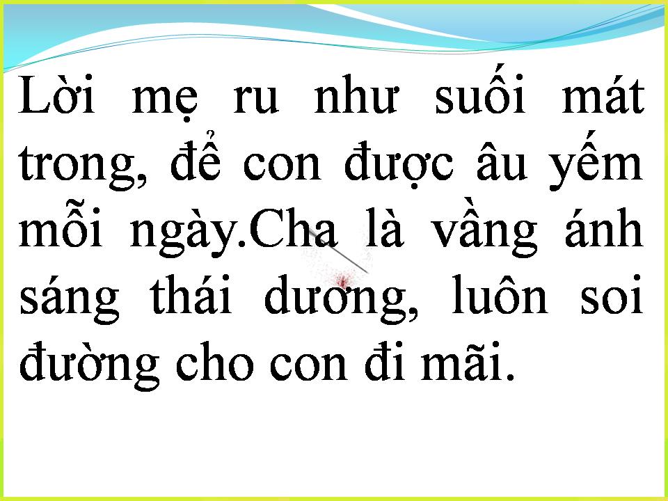 Lời bài hát CON SẼ KHÔNG QUÊN