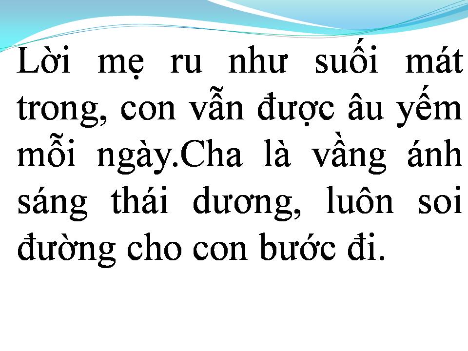 Lời bài hát CON SẼ KHÔNG QUÊN