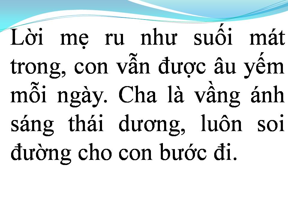 Lời bài hát CON SẼ KHÔNG QUÊN