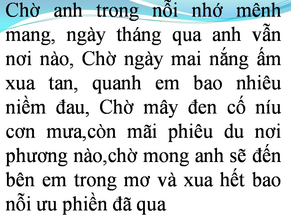 Lời bài hát CON TIM CÔ ĐƠN