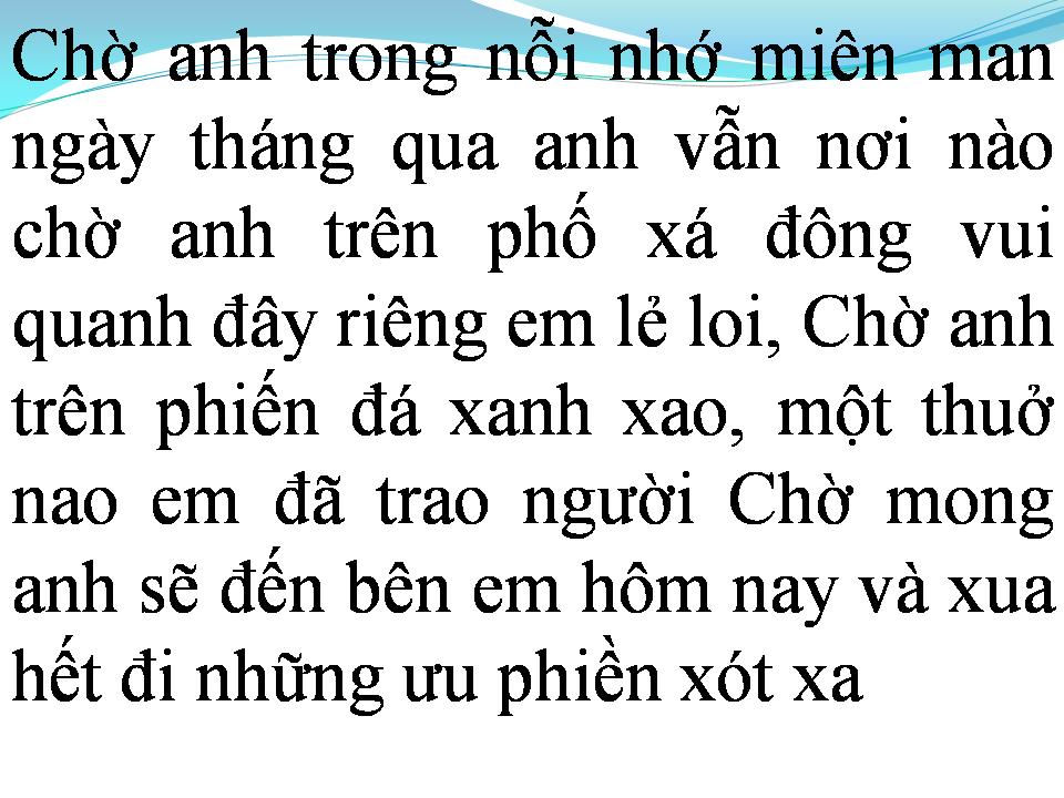 Lời bài hát CON TIM CÔ ĐƠN