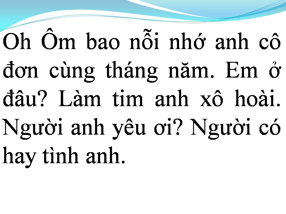 Lời bài hát CON TIM LÃNG QUÊN
