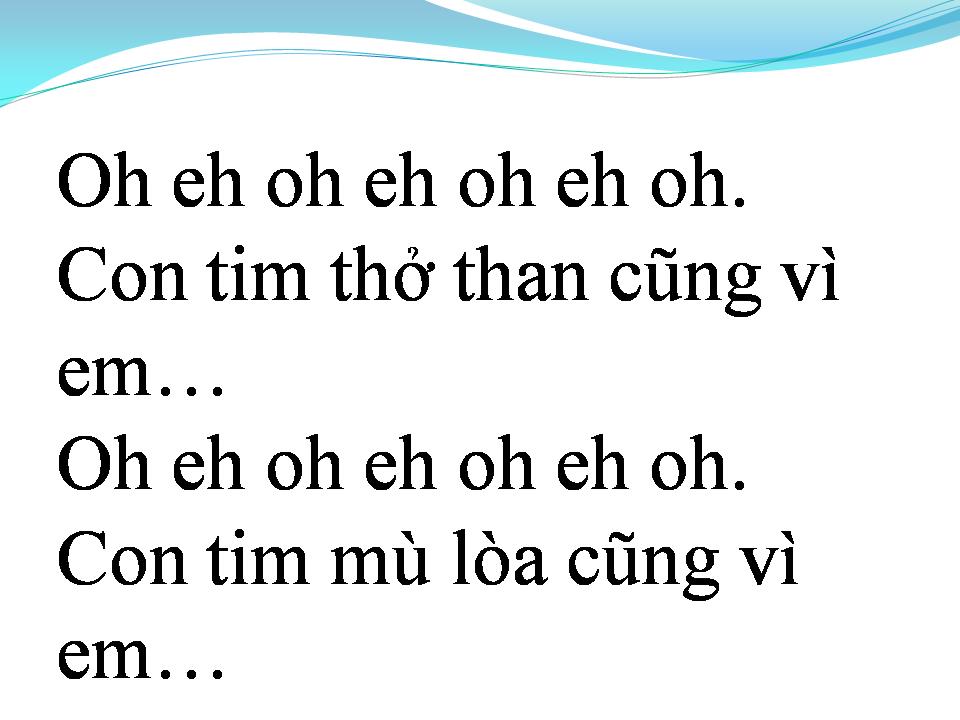 Lời bài hát CON TIM MÙ LÒA