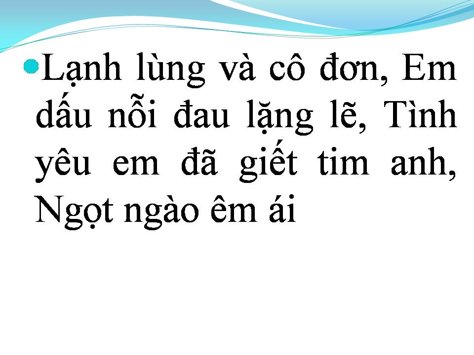 Lời bài hát CON TIM TAN VỠ