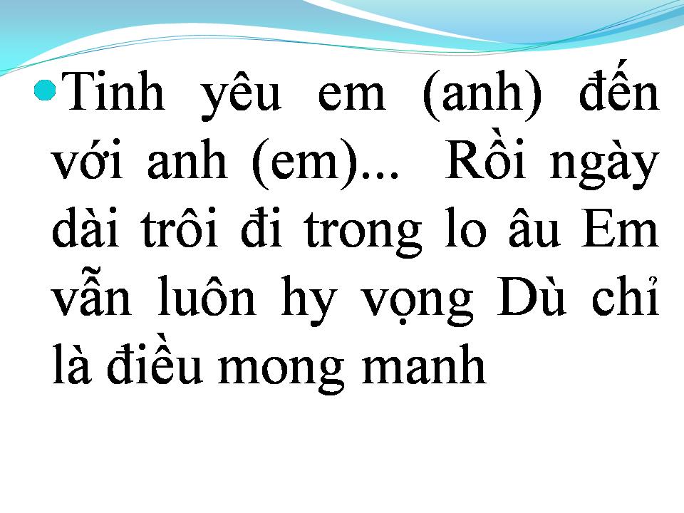 Lời bài hát CON TIM TAN VỠ