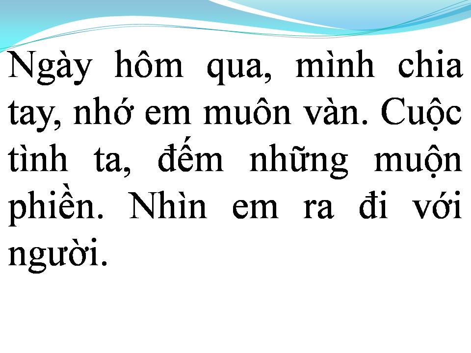 Lời bài hát CON TIM THẬT THÀ