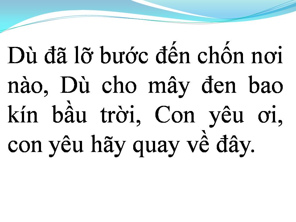 Lời bài hát CON YÊU