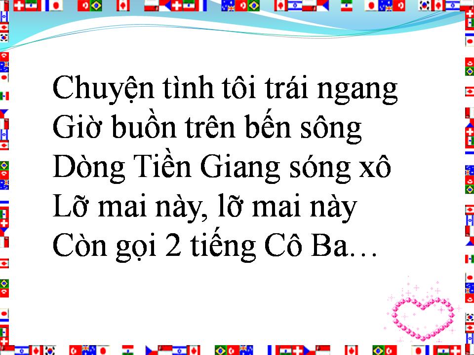 Lời bài hát CÔ BA