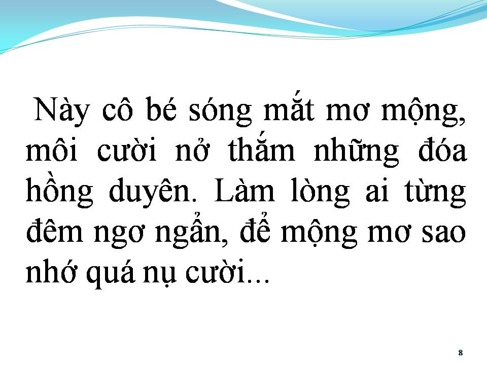 Lời bài hát CÔ BÉ CÓ CHIẾC RĂNG KHỂNH