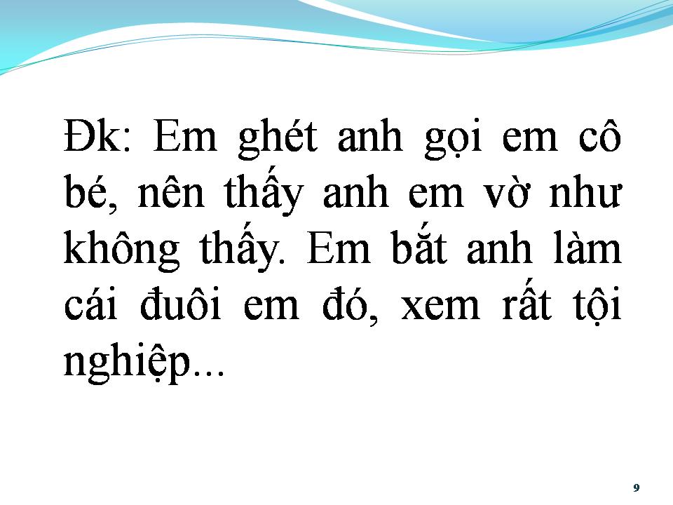 Lời bài hát CÔ BÉ DỖI HỜN