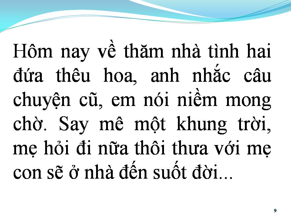 Lời bài hát CÔ BÉ NGÀY XƯA