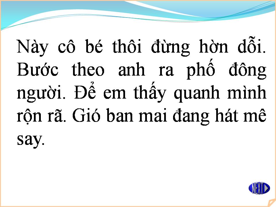 Lời bài hát CÔ BÉ U SẦU