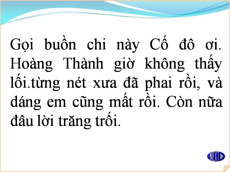 Lời bài hát CỐ ĐÔ YÊU DẤU