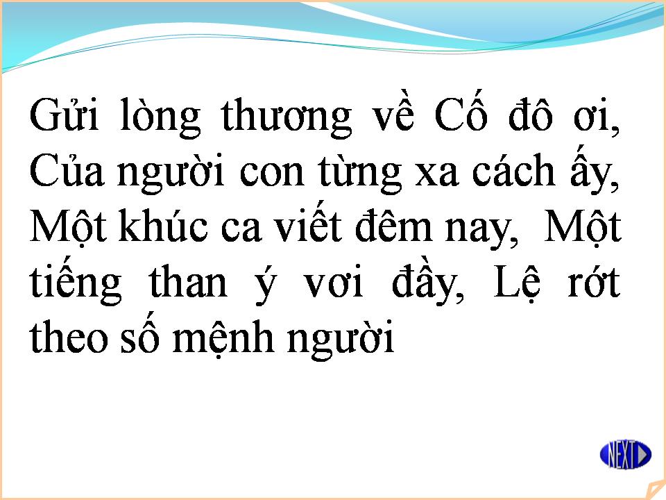 Lời bài hát CỐ ĐÔ YÊU DẤU