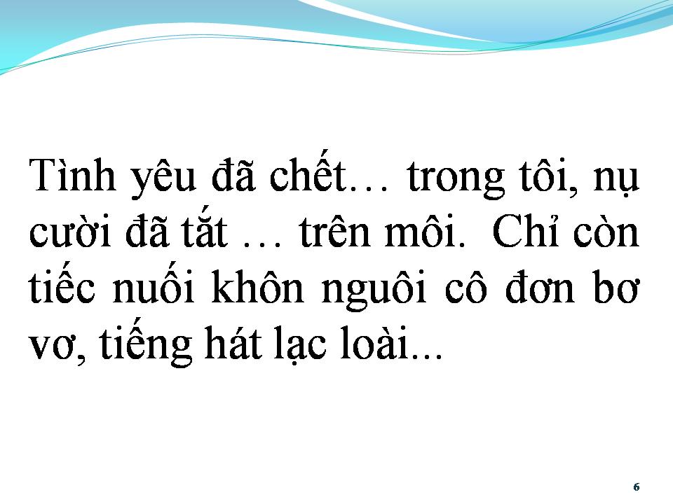 Lời bài hát CÔ ĐƠN